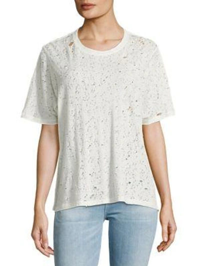Shop Iro Grayle T-shirt In Cloudy White