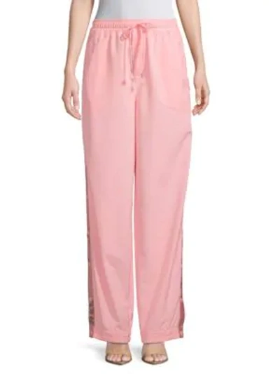 Shop Fenty X Puma Tearaway Logo Track Pants In Pink