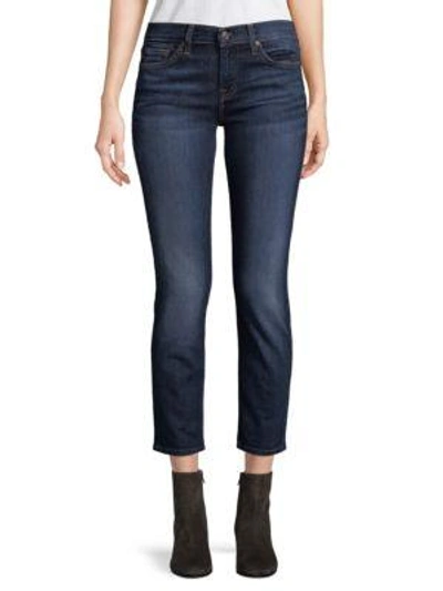 Shop 7 For All Mankind Roxanne Ankle Jeans In Medium Denim