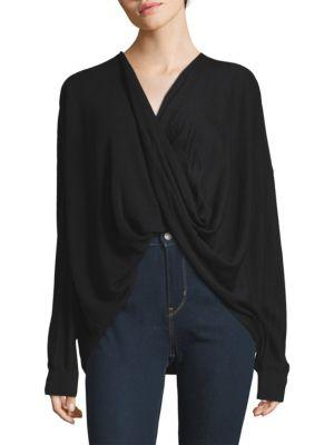 donna karan wrap sweater