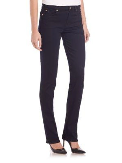 Shop 7 For All Mankind Kimmie Slim Illusion Jeans In Slim Blue