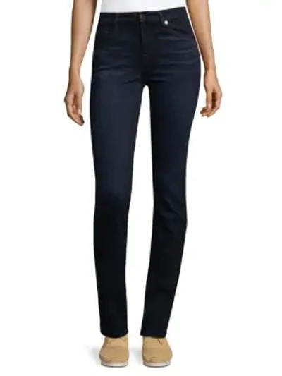 Shop 7 For All Mankind Kimmie Slim Illusion Jeans In Rich Blue