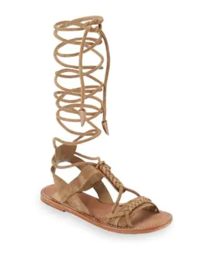 Shop Ash Peace Tall Gladiator Flat Sandals In Wilde