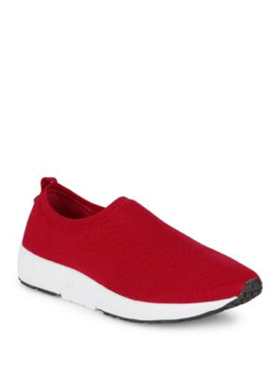 Shop Steve Madden Balvin Slip On Sneakers In Red
