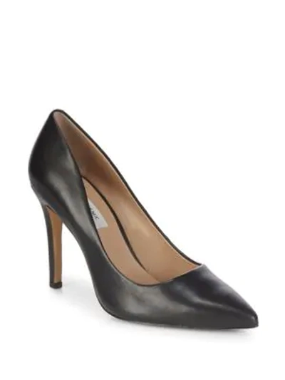 Shop Saks Fifth Avenue Cady Leather Pumps In Black