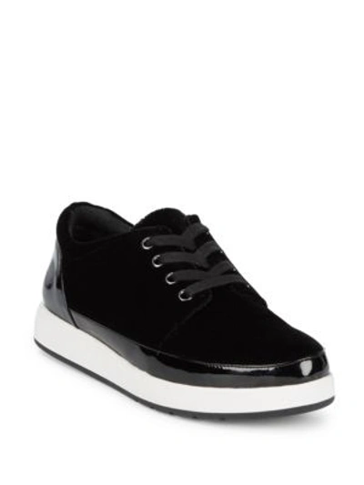 Shop Donald J Pliner Miranda Fashion Sneakers In Black