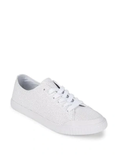 Shop Tretorn Marley2 Leather Fashion Sneakers In White