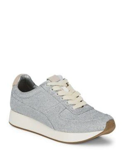 Shop Dolce Vita Quincy Sneakers In Silver