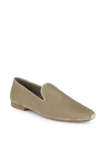Shop Vince Bray Smoking Loafers In Shell