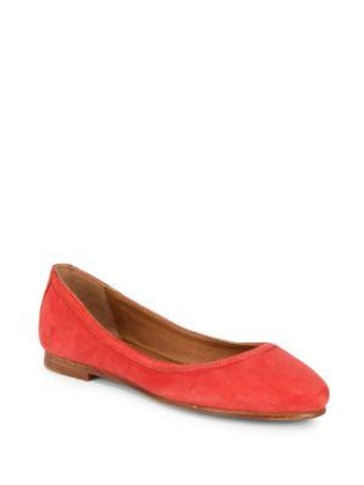 Shop Frye Carson Ballet Flats In Coral