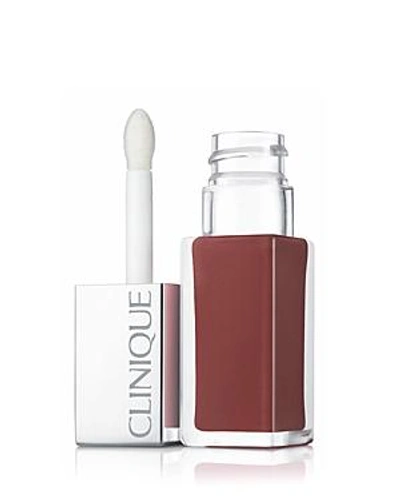 Shop Clinique Pop Lacquer Lip Colour + Primer In Cocoa Pop