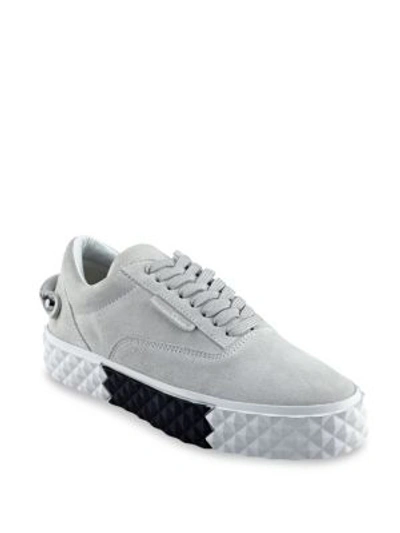 Shop Kendall + Kylie Reign Platform Sneakers In Grey
