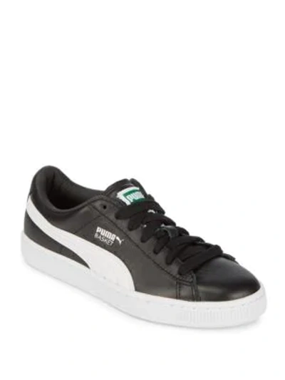 Shop Puma Basket Classic Sneakers In Black