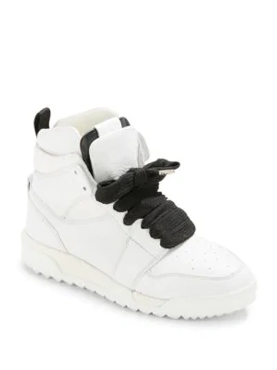 Shop Rag & Bone Korban Leather Trainer Sneakers In White