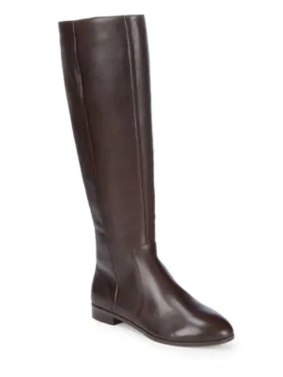 Shop Saks Fifth Avenue Robin Knee-high Boots In Mulberry