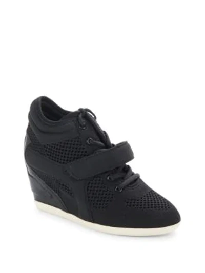 Shop Ash Bebop Wedge Sneakers In Black