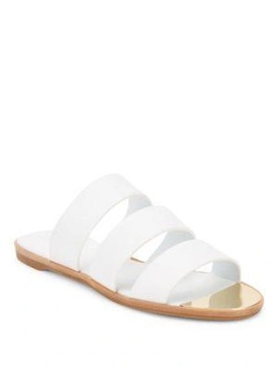 Shop Rachel Zoe Rivi Open-toe Slip-on Slides In White