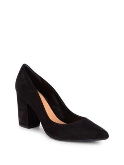 Shop Schutz Moranita Suede Pumps In Black