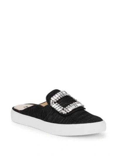 Shop Karl Lagerfeld Embellished Sneakers In Black