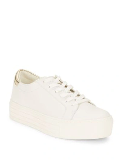 Shop Kenneth Cole Platform Sneakers In White