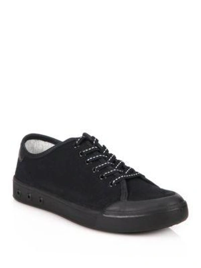 Rag & Bone Standard Issue Canvas Trainers In Black