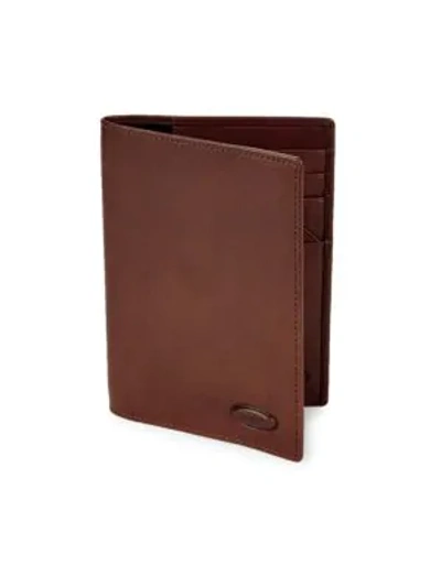 Shop Bric's Leather Passport Holder In Tan
