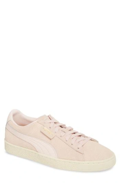 Shop Puma Suede Classic Perforation Sneaker In Pearl/ Whisper White Suede