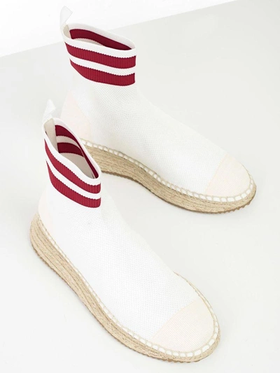 Shop Alexander Wang Sneakers In White Red