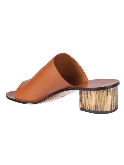 Shop Chloé Chlo Camille Mules In Ochre Delight