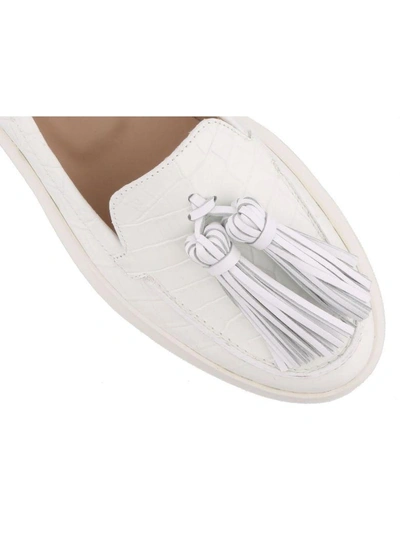 Shop Tod's Xl Loafers In White