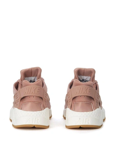 Shop Nike Air Huarache Pink Sneakers In Rosa