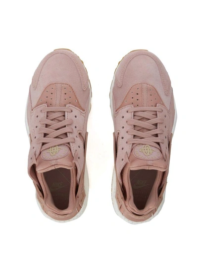 Shop Nike Air Huarache Pink Sneakers In Rosa
