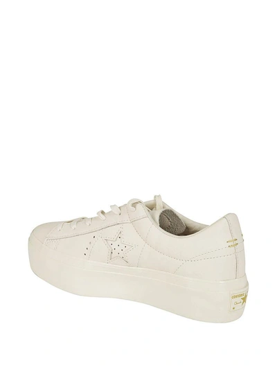 Shop Converse One Star Platform Sneakers In White