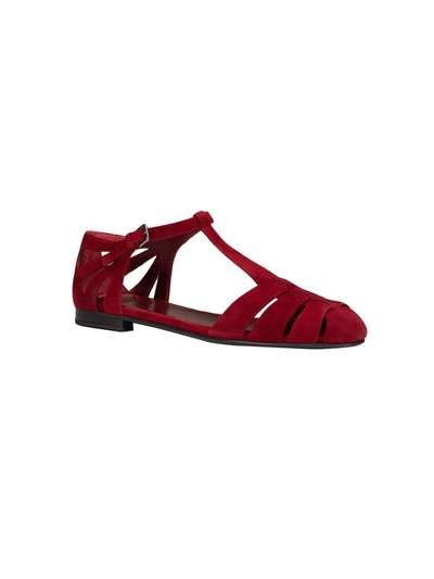 Shop Church's T-bar Sandals In Rosso