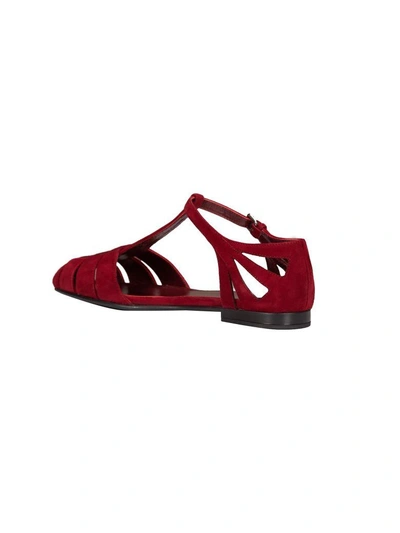 Shop Church's T-bar Sandals In Rosso