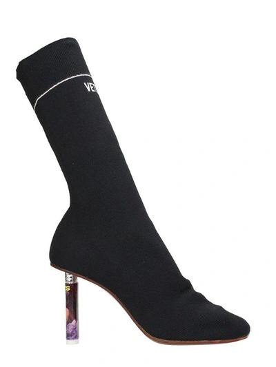 Shop Vetements Black Sock Boots