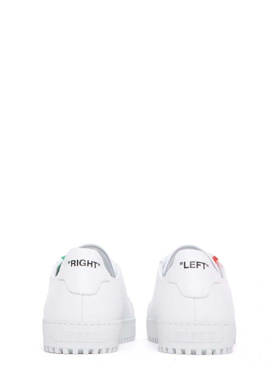 Shop Off-white Left Right Sneakers In Bianco