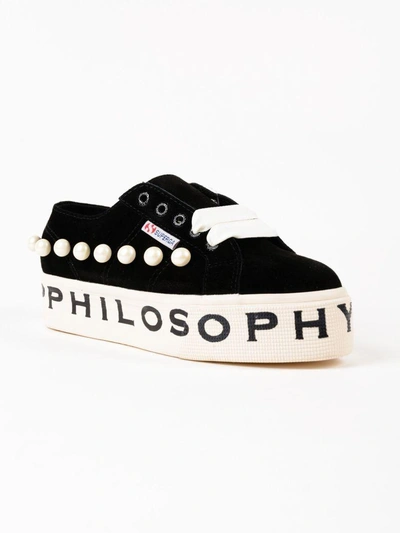 Shop Philosophy Di Lorenzo Serafini Superga X Sneakers In Black