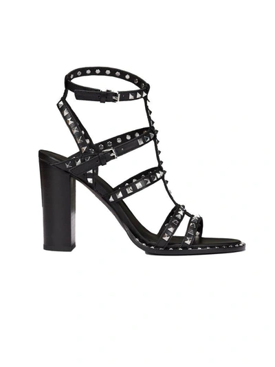 Shop Ash Lucy Sandals In Nero Argento