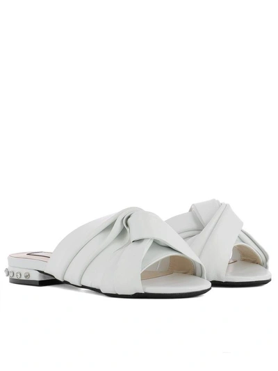 Shop N°21 White Leather Sandals