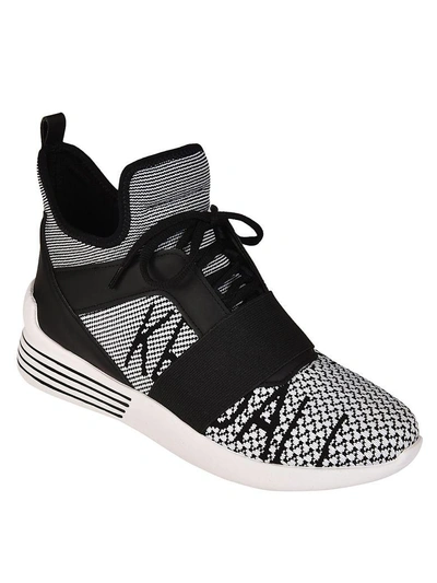 Shop Kendall + Kylie Sneakers In Black/white