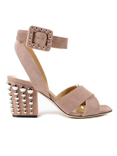 Shop Sergio Rossi Elettra Sandals In Var.cipria