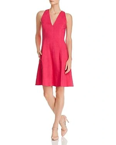 Shop Elie Tahari Selene Fit-and-flare Dress In Amour