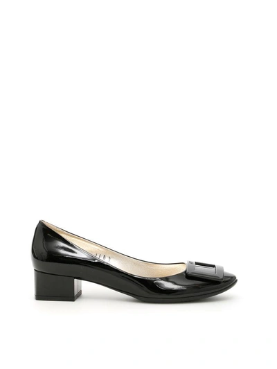 Shop Roger Vivier Belle De Nuit Pumps In Blacknero