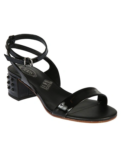 Shop Tod's Sand Strappy Sandals