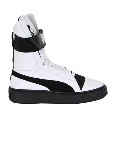 Shop Puma White Platform Boot Sneakers