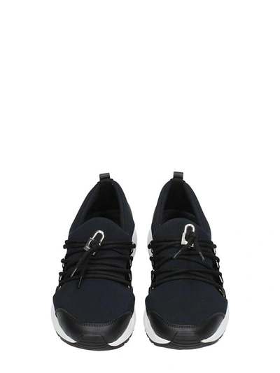 Shop Buscemi Low Sneakers In Black Fabric