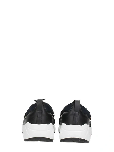 Shop Buscemi Low Sneakers In Black Fabric