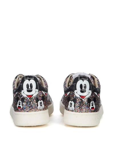 Shop Moa Master Of Arts Moa Mickey Mouse Multicolor Glitter Sneakers