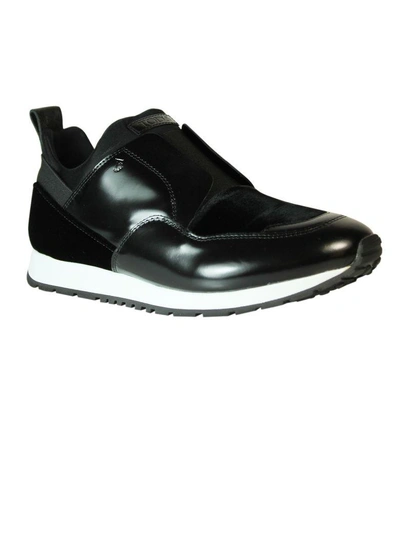 Shop Tod's Black Put-on Style Sneakers